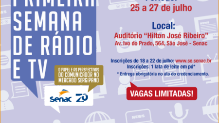 Semana de Rádio e Tv – Inscrições encerradas!