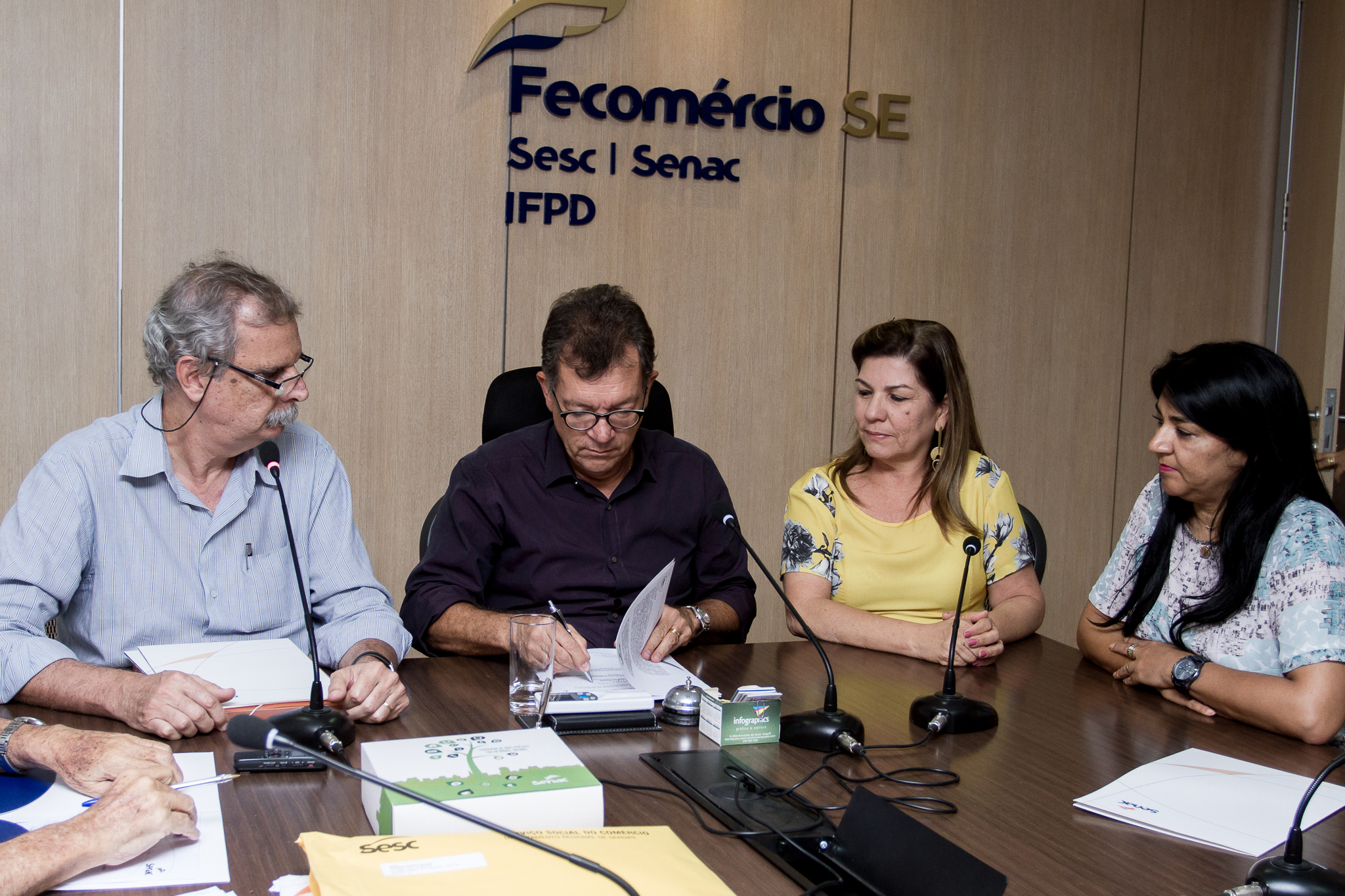 Fecomércio assina Convênio de Cooperação Técnica entre Senac, CRC-SE e Sescap-SE