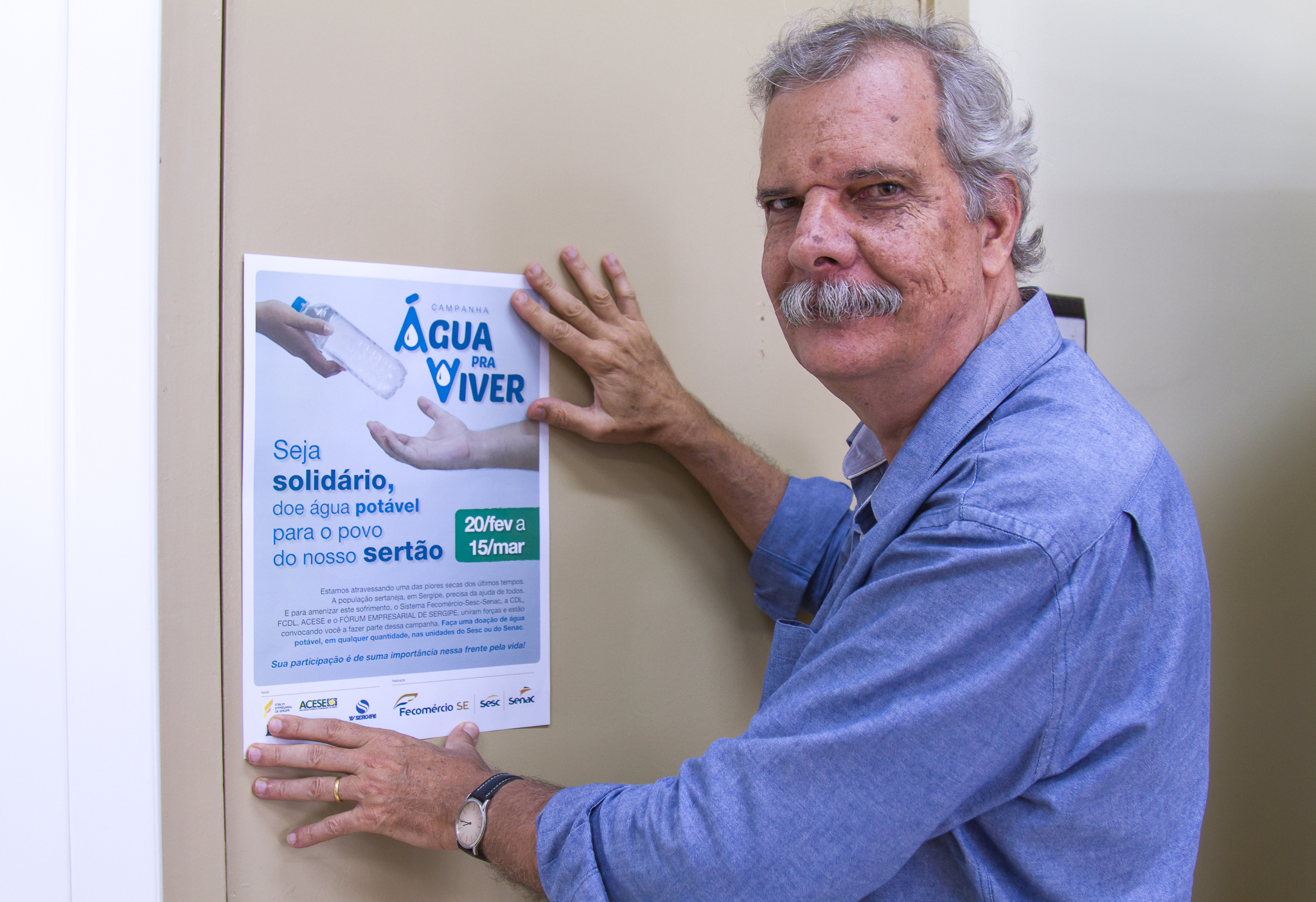 Senac se mobiliza pela Campanha “Água pra Viver”