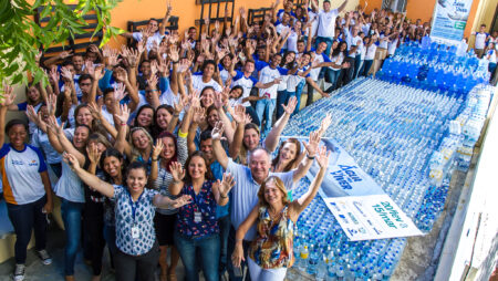 Água pra Viver: Alunos arrecadam mais de 23 mil litros