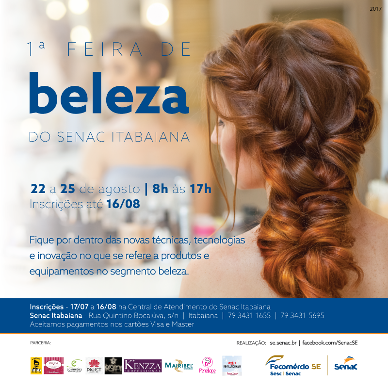 1ª Feira de Beleza do Senac Itabaiana   