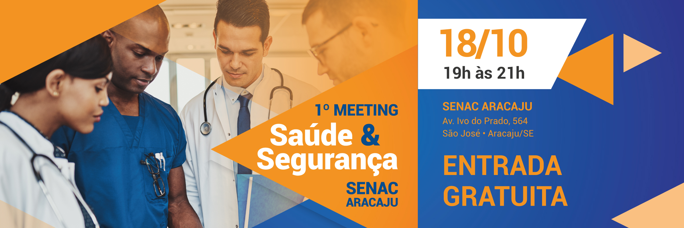 Senac promoverá o 1º Meeting de Saúde e Segurança