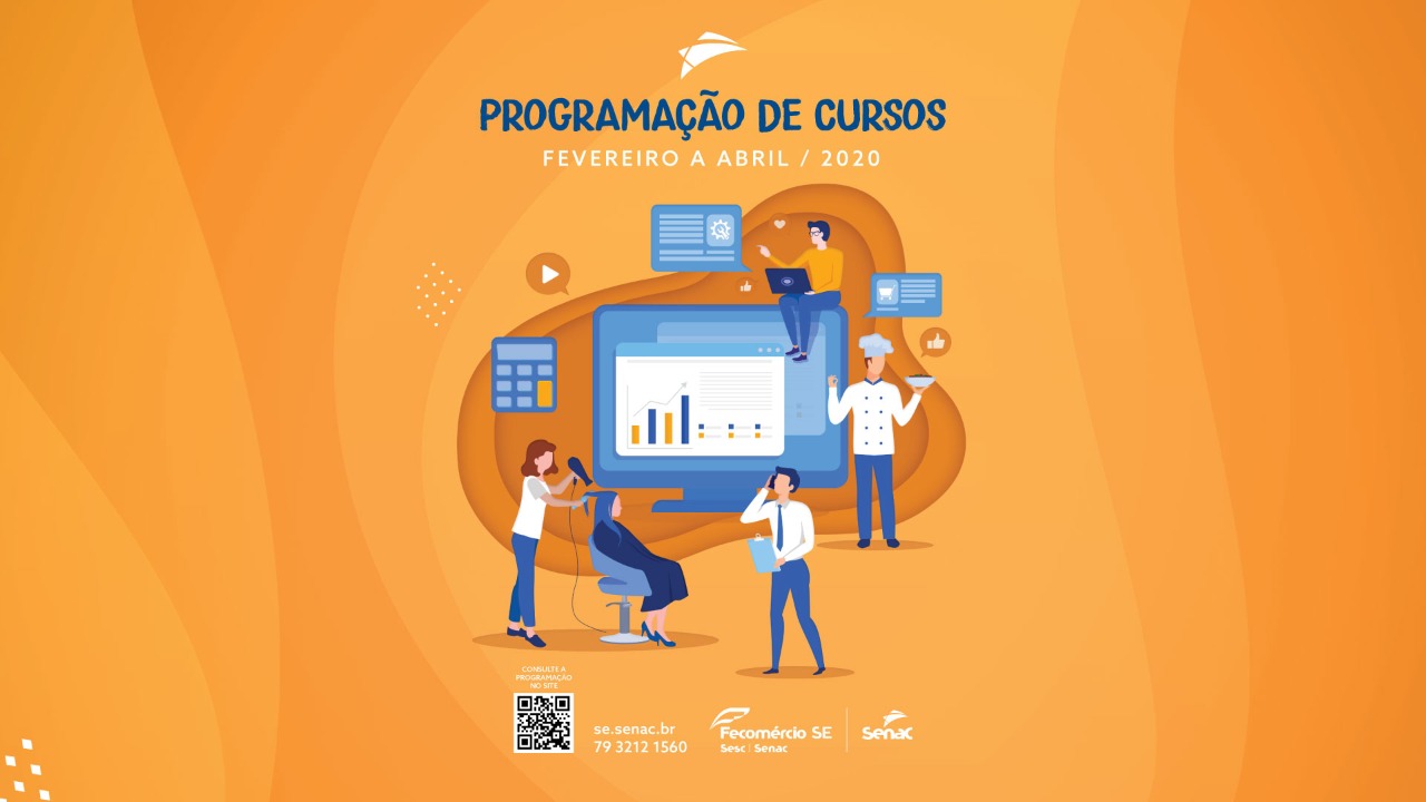 Senac lança programação de cursos de fevereiro a abril de 2020