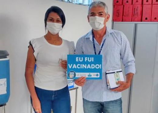 Colaboradores do Senac recebem vacina contra Covid-19
