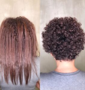 antes e depois