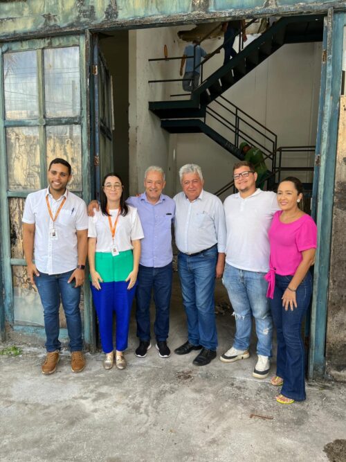 Equipe do Senac faz visita técnica em prédio onde será instalada uma unidade em Estância