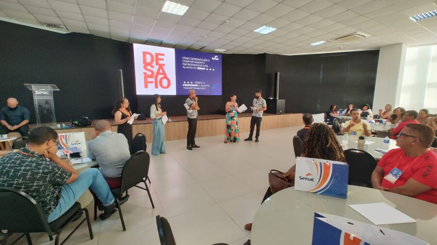 Jornada Pedagógica do Senac/SE: oficinas e palestra abordam criatividade e empreendedorismo