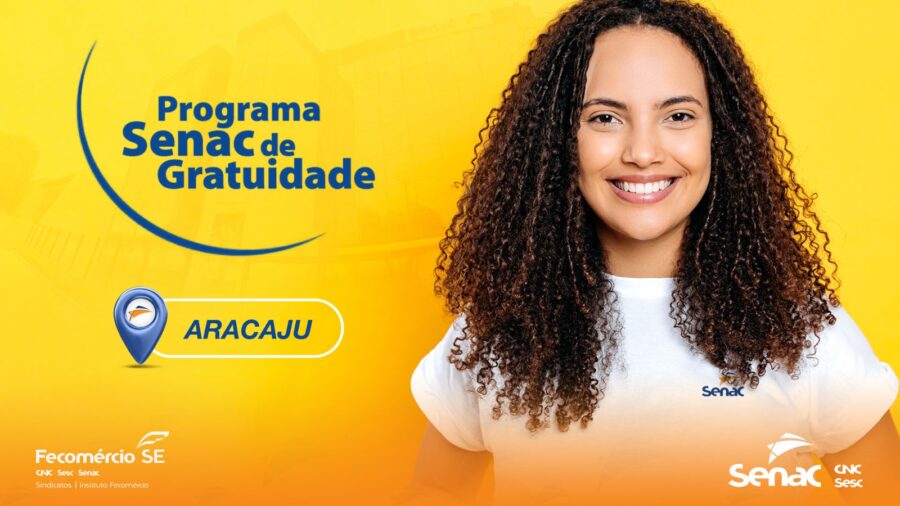 Senac SE abre vagas gratuitas para três cursos na área da saúde no CEP de Aracaju