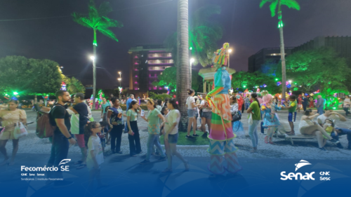 Praça encantada: diversão para criançada no centro histórico de Aracaju