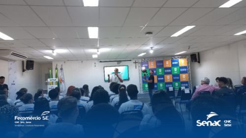 Senac Sergipe realiza aula inaugural para 200 jovens do Programa 1º Emprego