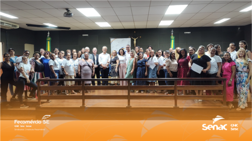 Senac SE entrega certificados para 62 mulheres em São Cristóvão