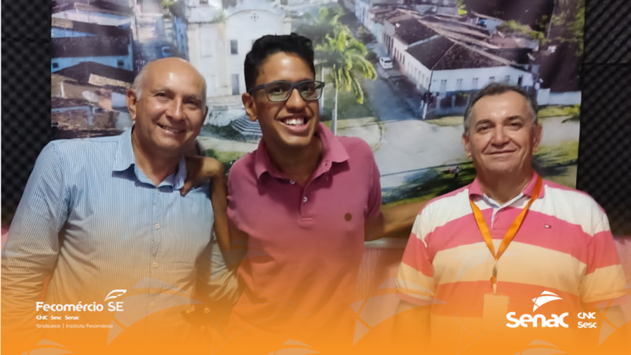 Alunos de Rádio e TV do Senac Aracaju participam de bate-papo em emissora em Laranjeiras