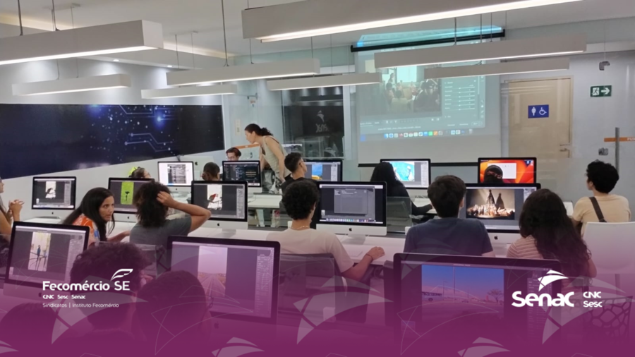 Alunos da UFS têm aula no Laboratório Apple da unidade do Senac em Aracaju