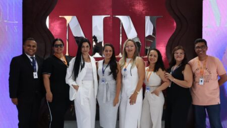 Equipe do Senac Tobias Barreto divulga cursos durante o Moda Mix
