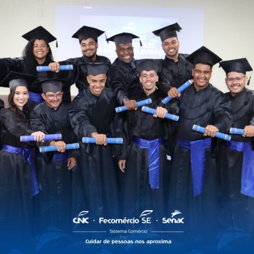 Senac Aracaju realiza formatura do curso Técnico de Rádio e TV