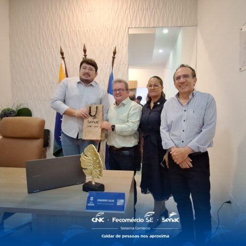 Fecomércio e Senac em visita institucional a Monte Alegre