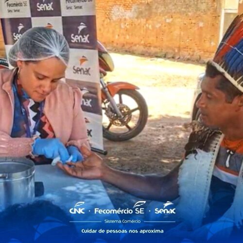Senac de Nossa Senhora da Glória promove ação de saúde na comunidade Xokó em Porto da Folha 