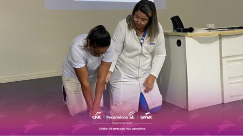Alunos e instrutores de gastronomia do Senac Sergipe participam de palestra sobre “Primeiro Socorros”