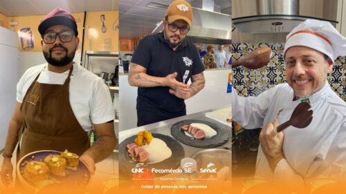 Conheça os três chefs finalistas do 1º Concurso Gastronômico do Senac 