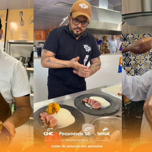 Conheça os três chefs finalistas do 1º Concurso Gastronômico do Senac 