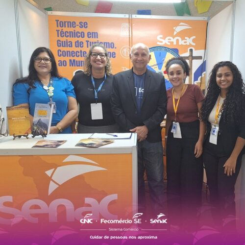 Senac Sergipe marca presença em evento nacional de turismo
