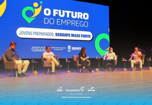 Senac Sergipe discute o futuro do mercado de trabalho com jovens em evento do Governo do Estado