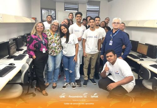Alunos do Programa de Aprendizagem do Senac SE recebem treinamento do Cachola