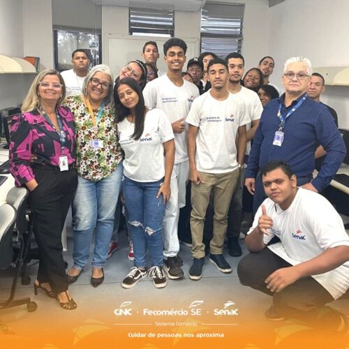 Alunos do Programa de Aprendizagem do Senac SE recebem treinamento do Cachola