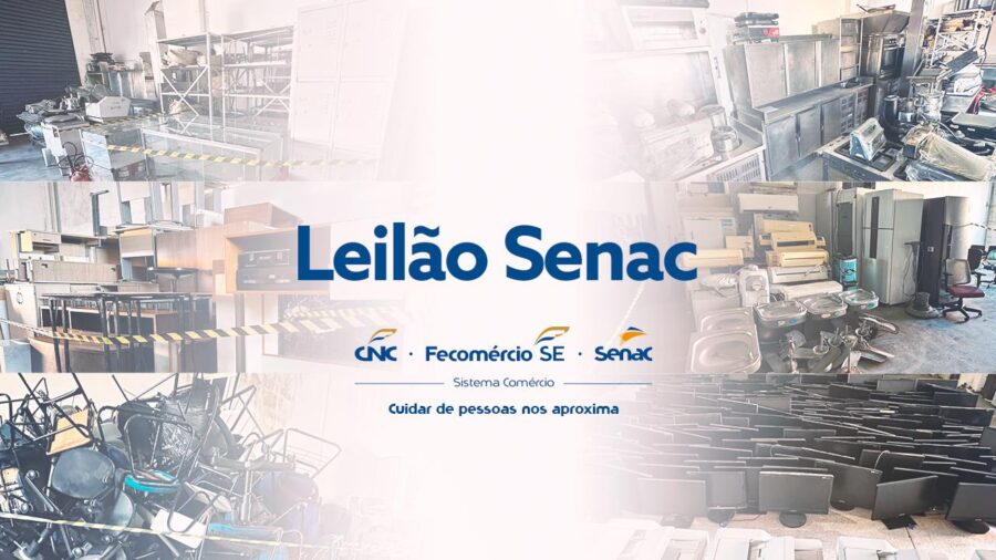 Senac/SE anuncia leilão online de bens inservíveis