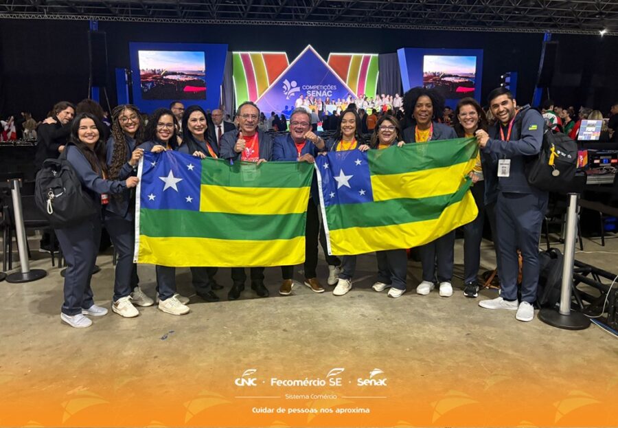 Dada a largada: Sergipe estreia com grandes expectativas nas Competições Senac 2025 no Rio de Janeiro