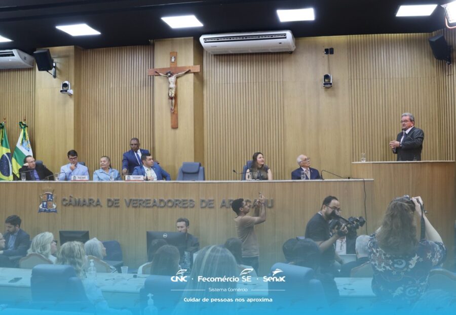 Senac Sergipe celebra 78 anos em audiência pública na Câmara Municipal de Aracaju