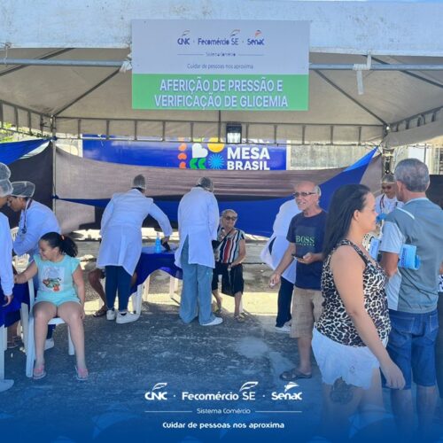 Senac Sergipe leva serviços de saúde para o Dia de Cooperar em Aracaju