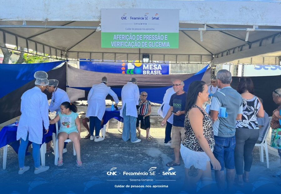 Senac Sergipe leva serviços de saúde para o Dia de Cooperar em Aracaju