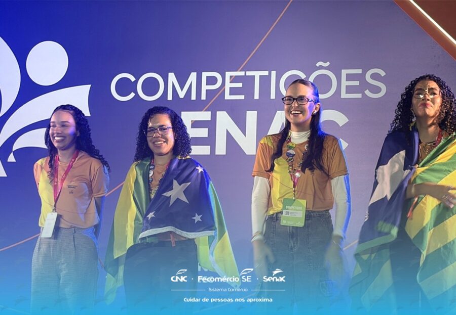 Senac SE é reconhecido com medalha de excelência nas competições 2025 