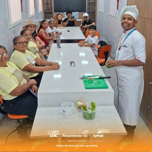 Senac Sergipe promove aulas shows de gastronomia em feira de agronegócios