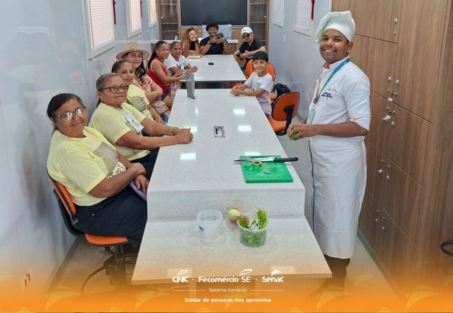 Senac Sergipe promove aulas shows de gastronomia em feira de agronegócios