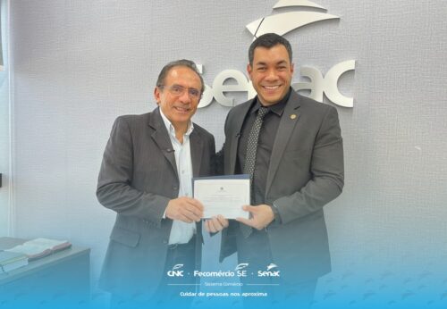 Diretor do Senac SE recebe convite para audiência pública que celebra os 78 anos da instituição  