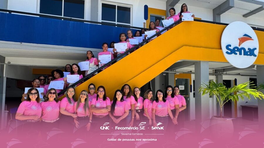 Senac certifica integrantes do projeto “Mulheres em ação”