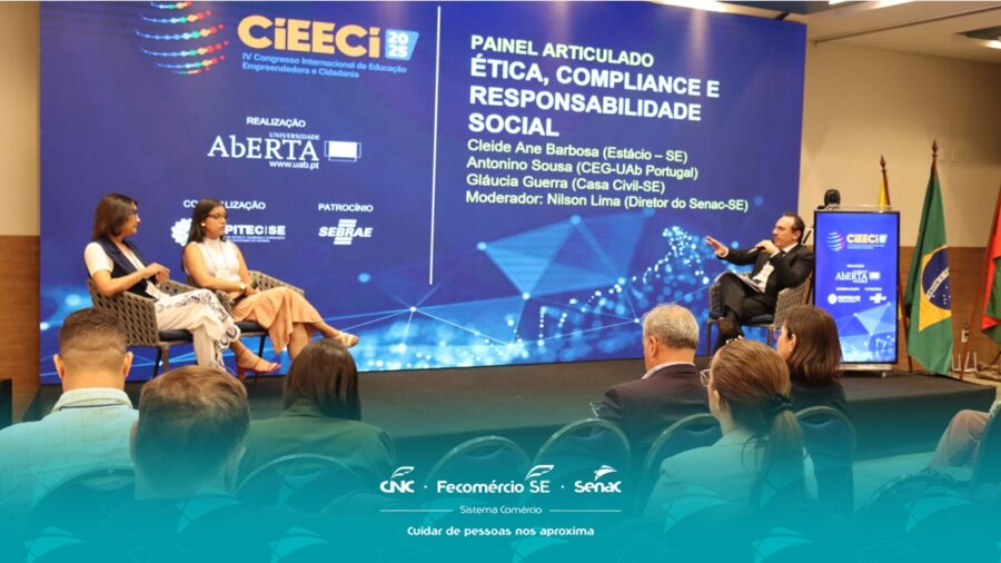 Diretor do Senac SE media painel sobre ética, compliance e responsabilidade social no IV CiEECi 