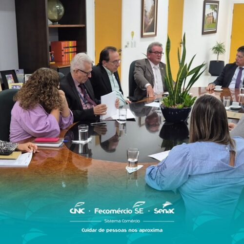 Fecomércio, Senac e TRT-20 dialogam sobre parceria com implantação de restaurante escola 