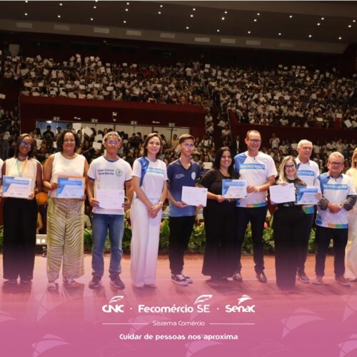 Senac Sergipe e Seed certificam mais de três mil jovens em 20 cursos 