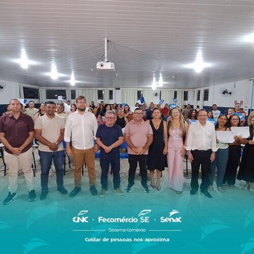 Senac Sergipe entrega 355 certificados de qualificação a alunos tobienses 