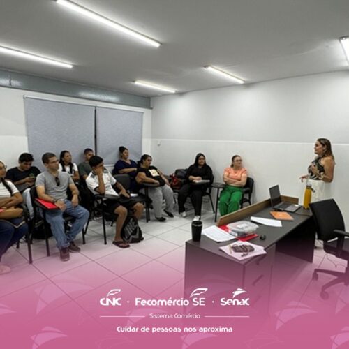 Senac Sergipe divulga o Programa Alimentos Seguros para alunos de cursos do eixo de gastronomia 
