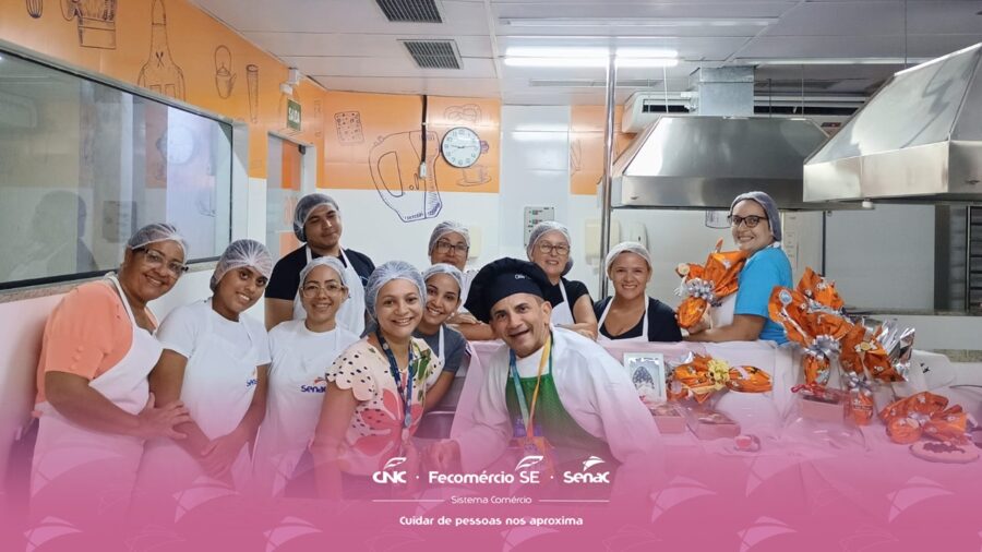 Alunos do Senac Sergipe encerram curso de Preparo de Ovos de Páscoa com visão empreendedora 
