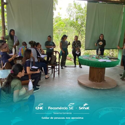 Da teoria à prática: futuros guias de turismo do Senac Sergipe exploram o Santuário da Mata 