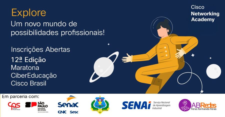 Senac Sergipe promove curso na 12ª Maratona CiberEducação Cisco Brasil