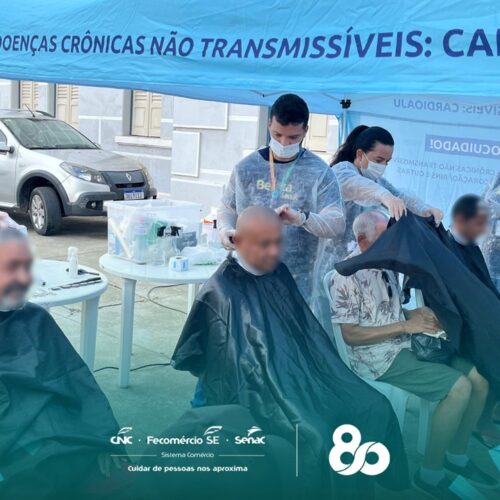 Parceria entre Senac e Prefeitura de Aracaju leva serviços à população vulnerável 