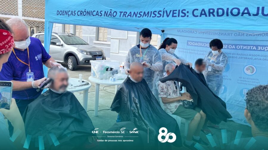 Parceria entre Senac e Prefeitura de Aracaju leva serviços à população vulnerável 