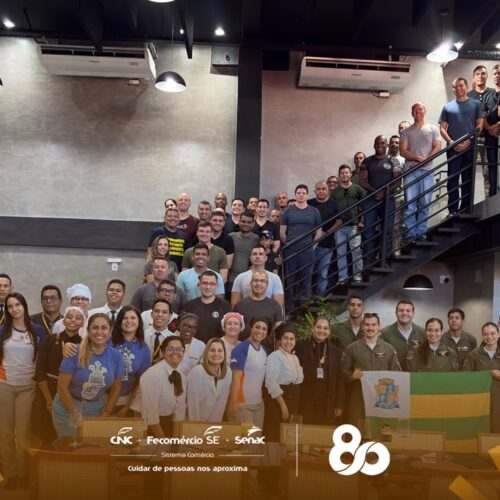 Sabor de boas-vindas: Senac SE recepciona Esquadrilha da Fumaça em Aracaju