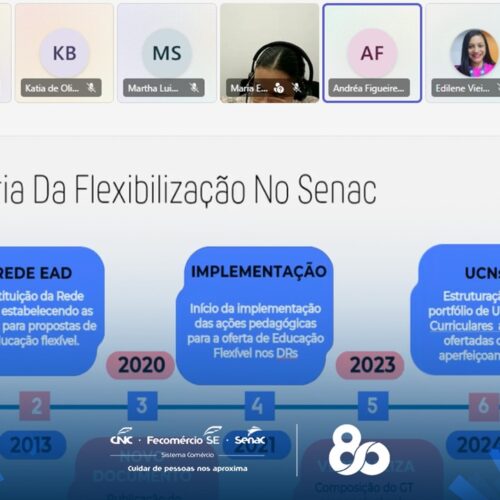 Analistas educacionais do Senac Sergipe retomam grupo de estudos de alinhamento institucional 